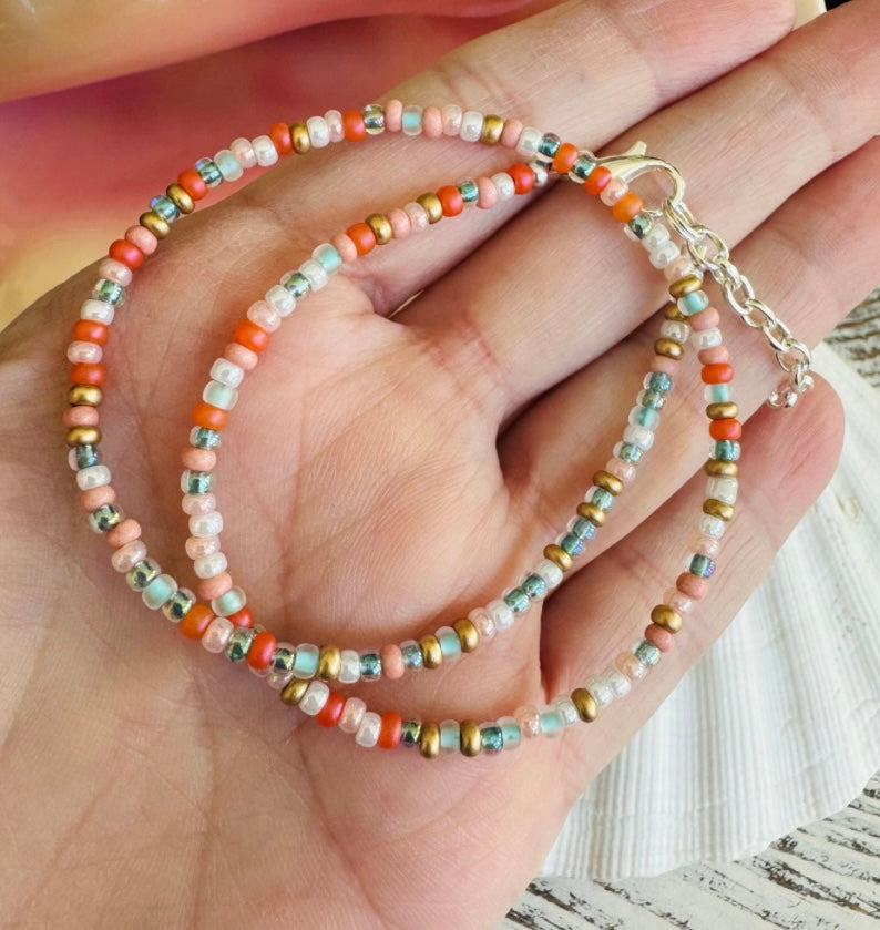 Beaded Choker Necklace Island Girl